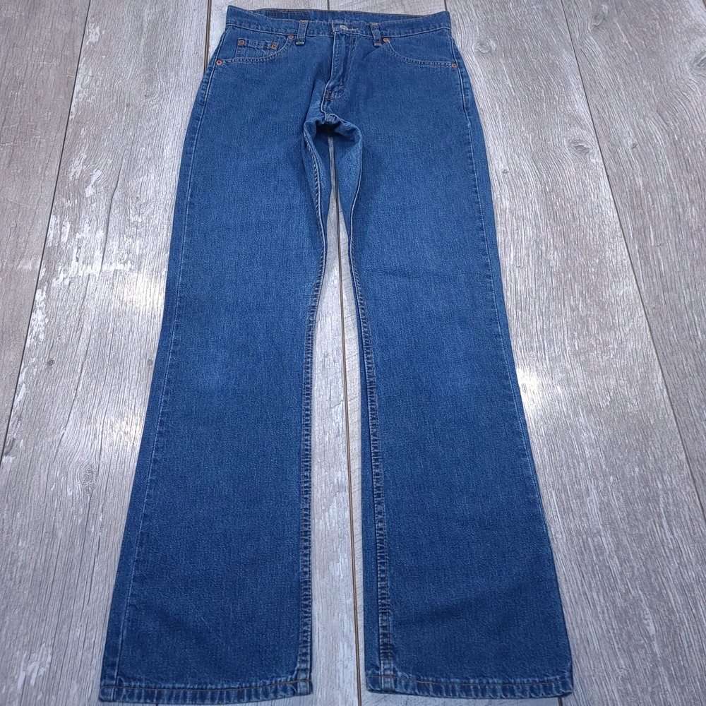 Levis 517 Jeans Women 30x32 Blue Bootcut High Rise Denim Made in Canada